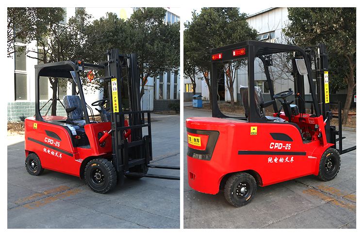 Excellent Performance Full Pallet Staker Stacker Mini 4 Wheel Electric Forklift