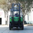 Wheel Electric Forklift 4 Wheels Pallet Stacker With Battery Powered Forklift Truck