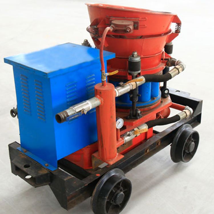 Construction Electrical Wet Shotcrete Spraying Machinery High Grade Mini Automatic Mix Guniting Machine