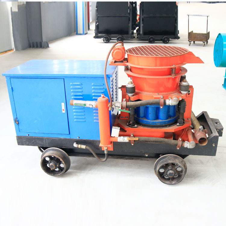 Diesel Wet Mix Guniting Machine Mini Portable Air Shotcrete Spraying Hydraulic Wet Concrete Shotcrete Machine