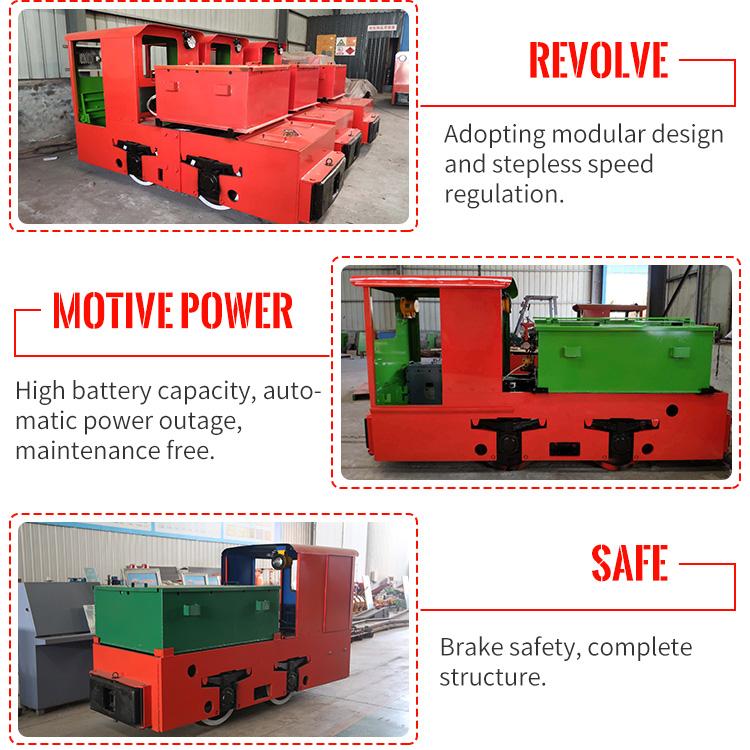 Safety Explosion-Proof Underground Mine Electric Locomotive Battery Truck For Coal Transportation