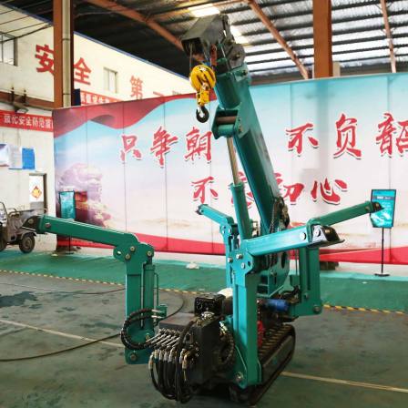 Chinacoal Tracked Mini Cranes Crawler Crane Efficient Lifting Capacity Small Hydraulic Spider Crane