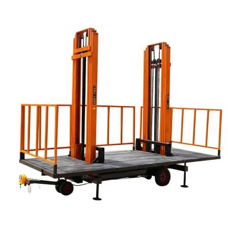 Mobile hydraulic lifting platform