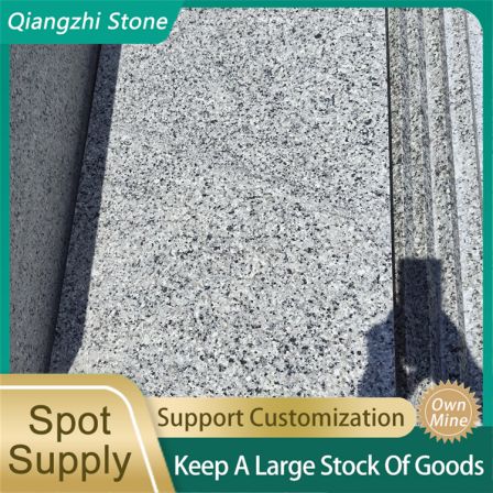 Granite flooring for outdoor construction of exterior wall drywall panels in Wulian Huihuo Shaomian Square community