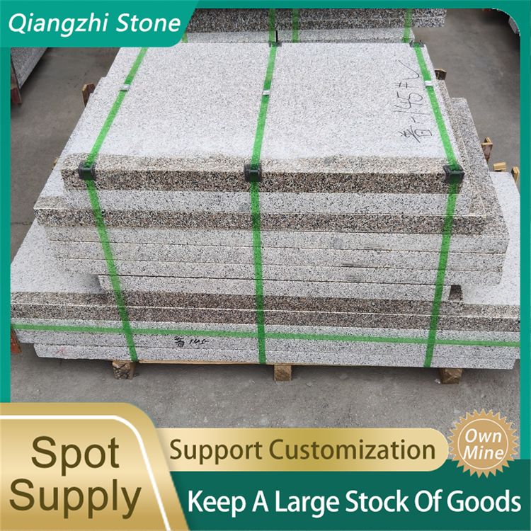 Granite flooring for outdoor construction of exterior wall drywall panels in Wulian Huihuo Shaomian Square community