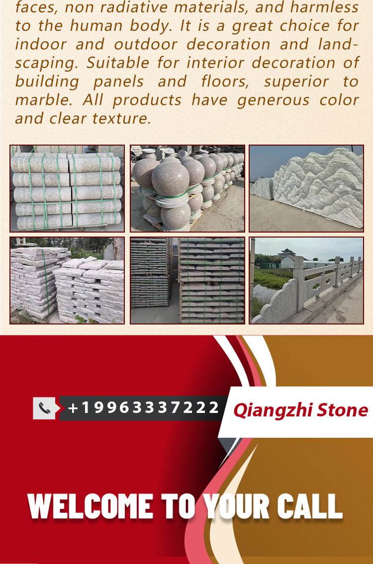 Granite stone special-shaped carving curbstone material is solid, anti-skid, wear-resistant and anti-aging