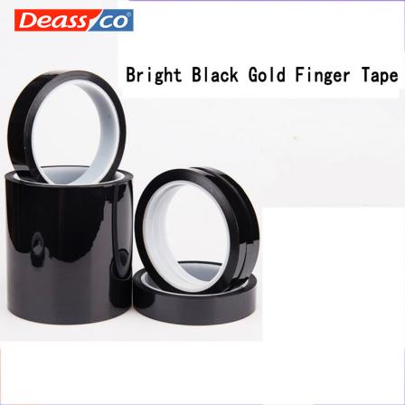 Goldfinger PI bright black polyimide tape 0.06mm thick insulation without residue black adhesive tape