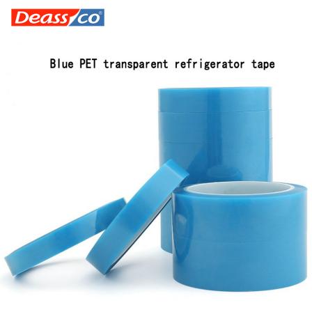 Blue PET transparent refrigerator tape printer air conditioner electrical parts fixed packaging industrial product tape