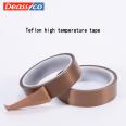 Teflon high-temperature cloth tape thermal insulation,  smooth flame retardant Teflon high-temperature tape