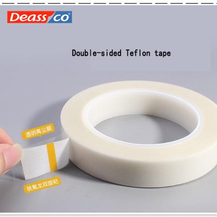 Double-sided Teflon tape H-grade heat-resistant white glass fiber Teflon double-sided tape high temperature SMT bonding