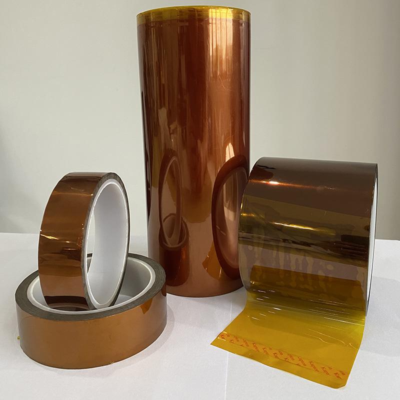 Gold finger tape custom-made non-residual polyimide film brown high temperature tape die-cutting