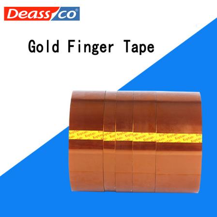 Golden Finger High Temperature Battery Heat Transfer Printing Tea Color Polyimide PI Tape Factory