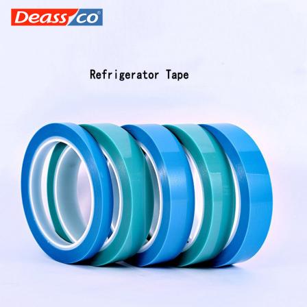 PET Transparent Blue Refrigerator Tape Air Conditioning Electrical Components Fixed No Residue Packaging Printing