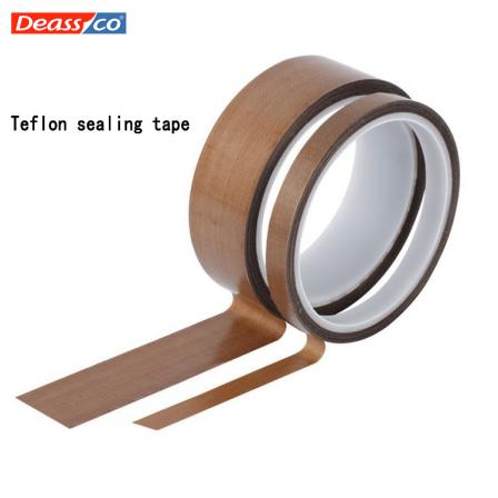 Teflon sealing tape for case sealer. The machine is packed with Teflon tape and printed with industrial products