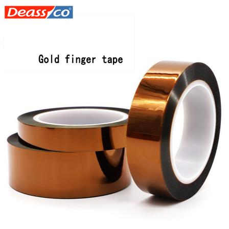 Gold finger tape custom-made non-residual polyimide film brown high temperature tape die-cutting
