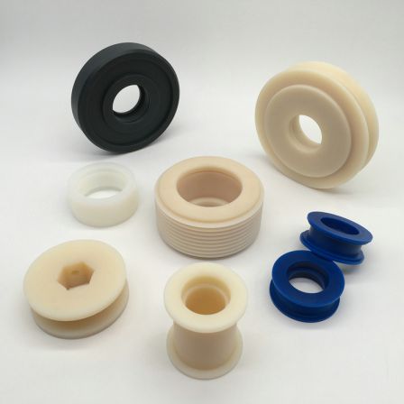 The manufacturer directly supplies nylon pulleys with high wear resistance and high-strength PA wheels