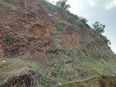 Slope protection net