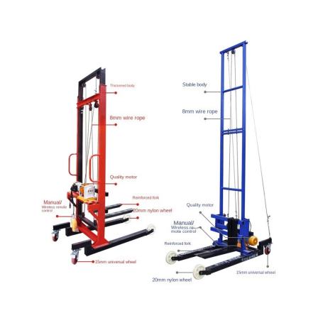 2~8m Electric lifting scaffolding with CE for Paint the wall can load capacity 500kg Easy Operation