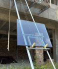 Electric Wire Rope PA600-1300W Motor Hydraulic Ladder Lift Crane Solar Panels Lift 18m