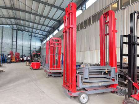 300-500KG electric scaffolding lift, 110V mobile electric lifting scaffolding, 6m electric scaffolding