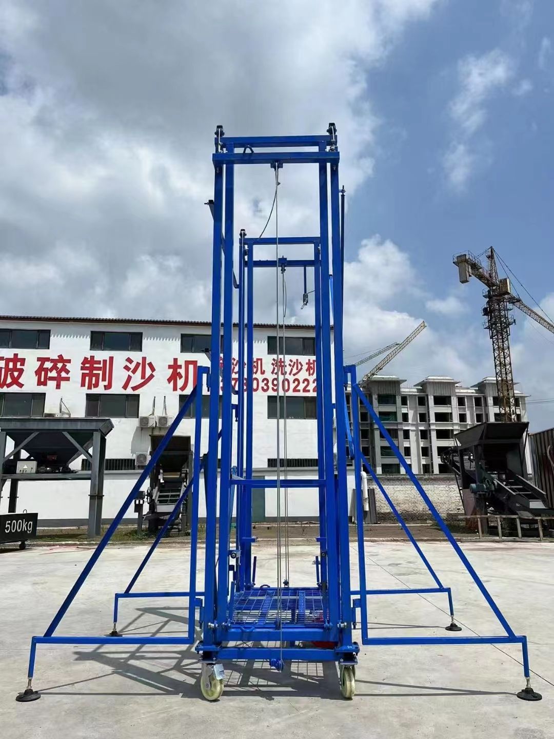 New Electric Scaffold Hoist Mobile Folding Remote Control Fully Automatic Lifting Platform Indoor and Outdoor Decoration