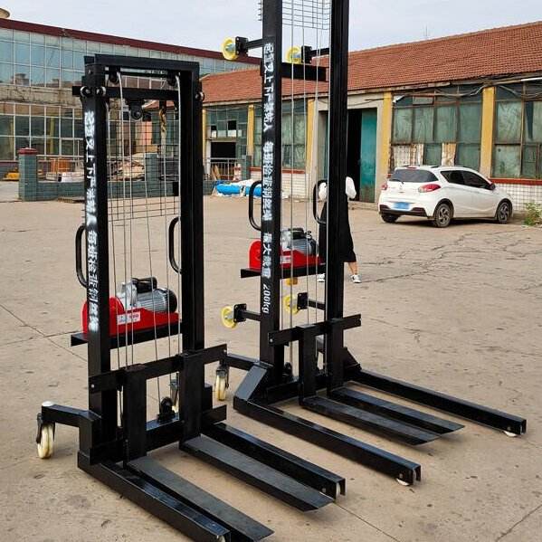 Factory Price portable Remote control Electric Pallet stacker Pallet Lifter forklift for Warehouse