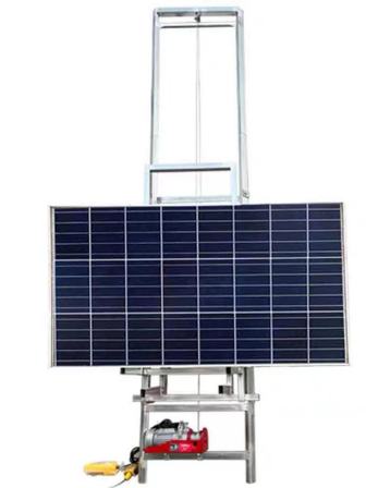Hot sale custom hydraulic electric cargo lift elevator solar panel lift Height 4-18m