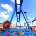 Customized rail travelling single girder hoist lifting Cantilever gantry crane 10 tons