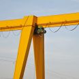 Cabin Control Single main girder box type gantry crane with electric steel wire rope hoist