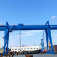 Customized rail travelling single girder hoist lifting Cantilever gantry crane 10 tons