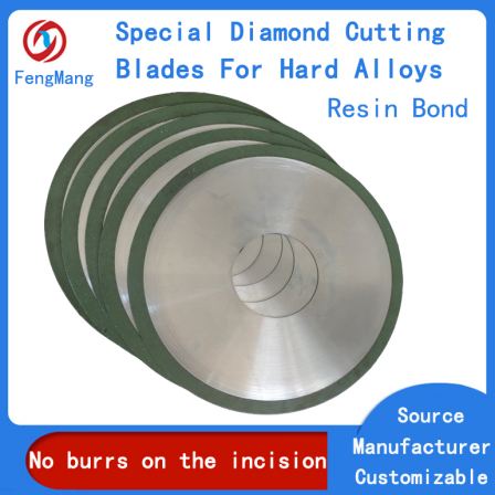 Hard alloy special diamond cutting blade resin singled saw blade with sharp pertinence and high sharpness
