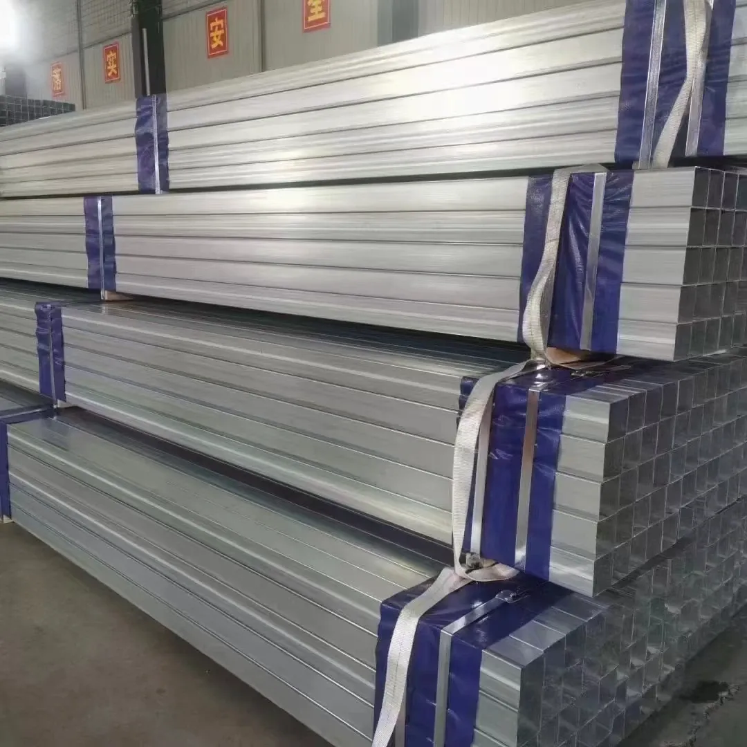 Factory Best price Carbon Steel Q235 rectangular steel tube 40 x 80mm 50 x 50mm Galvanized square tube