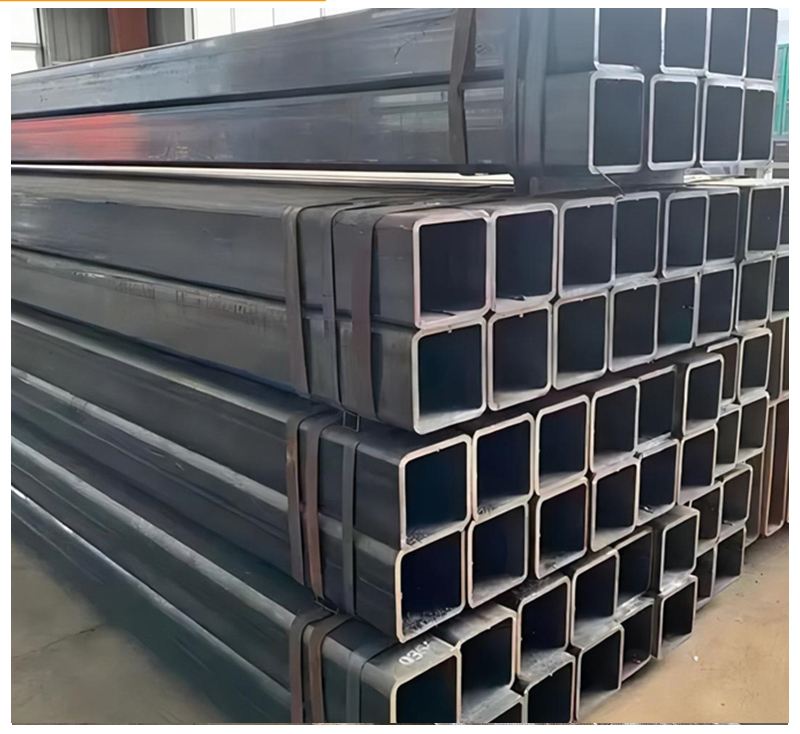 Mild Carbon Welded Metal Ms Erw Black Iron Hollow Section Rectangular Steel Pipe 200x200 Square Tube