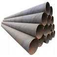 Hot Selling A53 API 5L ERW Spiral Weld Seam Black Round Carbon Steel Tube Pipe in Factory Price