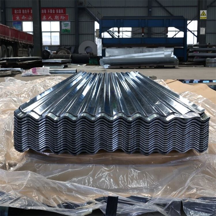 Hot selling Dx51d DX52 D 4X8 SGCC SPCC 0.3mm 0.4mm 0.5mm Zinc Coated Galvanized Corrugated sheet