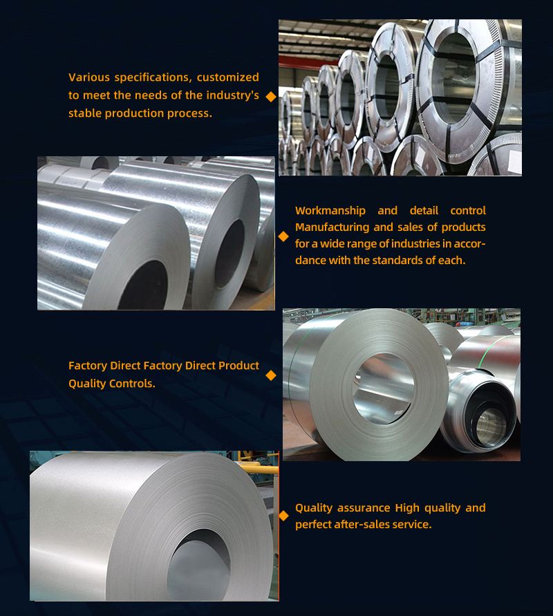 Custom Cold Rolled Zinc Coating Coil DX52D Z275 Z350 Hot Dipped galvanized steel coil dx51D