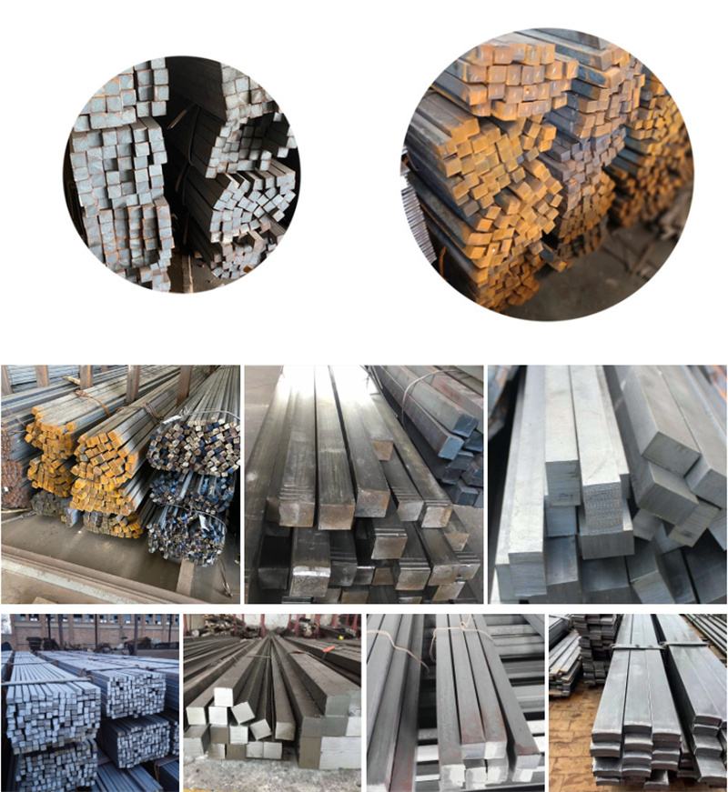 AiSi, ASTM, bs, DIN, GB, JIS Forged Square Rod Bar Iron Mild Carbon Steel Bar