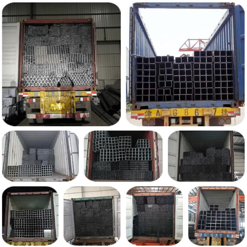 Hot dipped Galvanized steel pipe Gi Galvanized square rectangular tube for greenhouse Construct