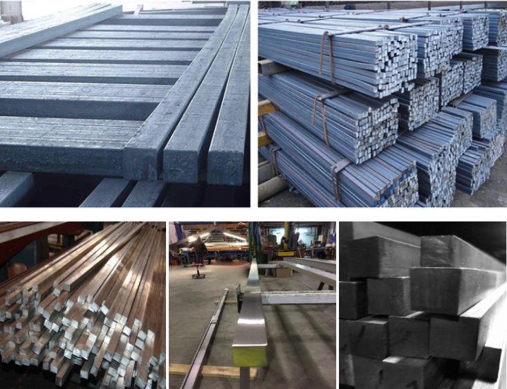 AiSi, ASTM, bs, DIN, GB, JIS Forged Square Rod Bar Iron Mild Carbon Steel Bar