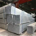 Factory Best price Carbon Steel Q235 rectangular steel tube 40 x 80mm 50 x 50mm Galvanized square tube