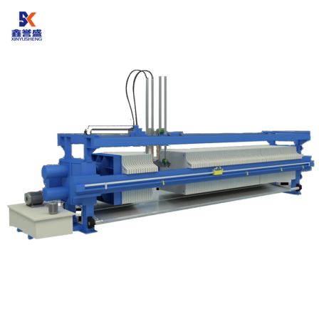 Biopharmaceutical wastewater treatment plate and frame filter press
