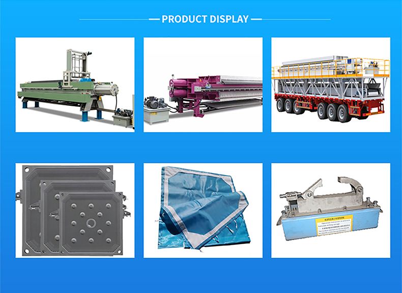 Oil field mud dewatering and separation equipment filter press