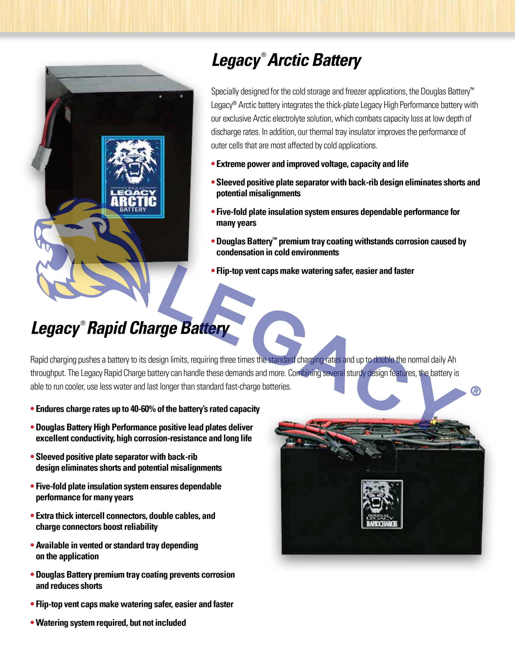 LEGACY battery LGD6/390 6V390AH lifting platform crank arm vehicle traction battery