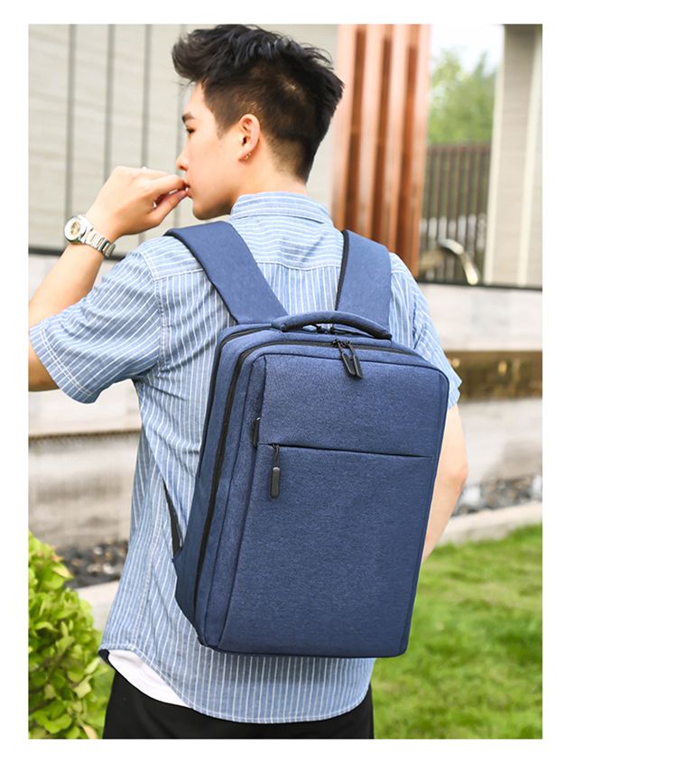 Business leisure bag trendy commuting backpack USB charging gift conference laptop backpack