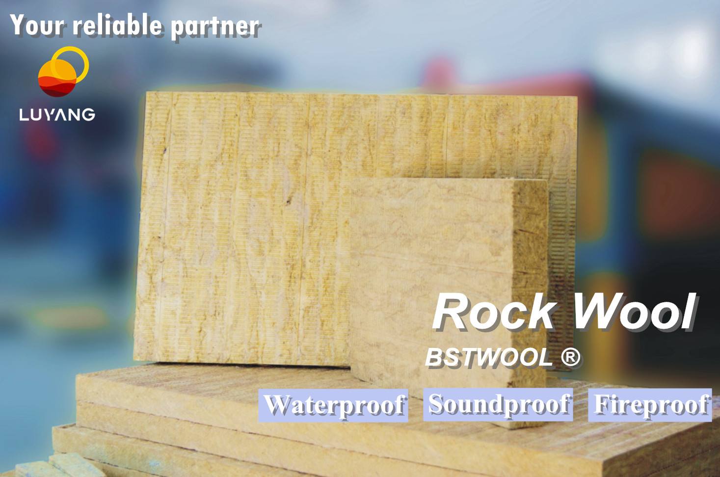 sound-absorbing heat-insulating rock wool with good hydrophobicity A1 grade fire-resistant marine rock wool board