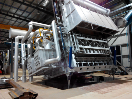 7000kg industrial furnace scrap aluminum melting furnace for casting die casting