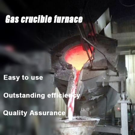 Automatic tilting crucible furnace natural gas aluminum melting furnace on-site installation guidance