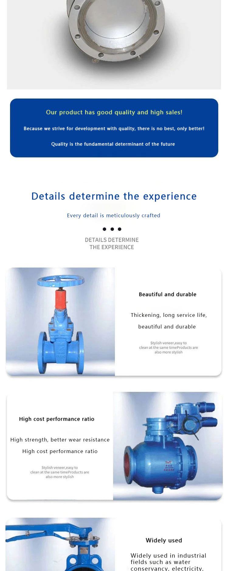 Hard sealed knife gate valve with flange connection, resistant to high temperature and corrosion