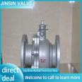 High temperature steam resistant carbon steel manual valve, stainless steel flange ball valve