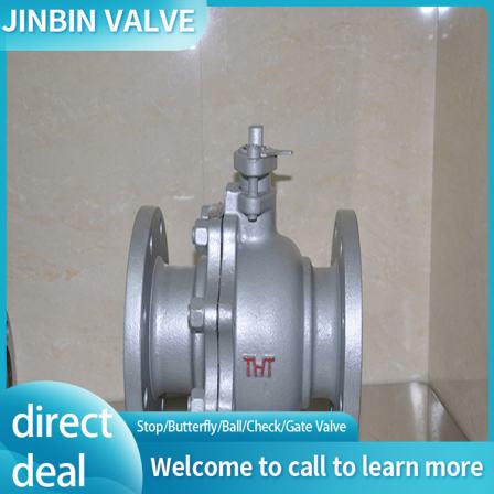 Cast steel carbon steel flange ball valve, high-temperature steam resistant manual valve